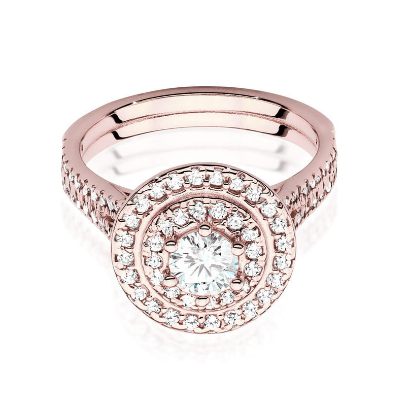 Inel Aur 14K cu Diamante Naturale 1.01 ct, imaginea 8 din 9