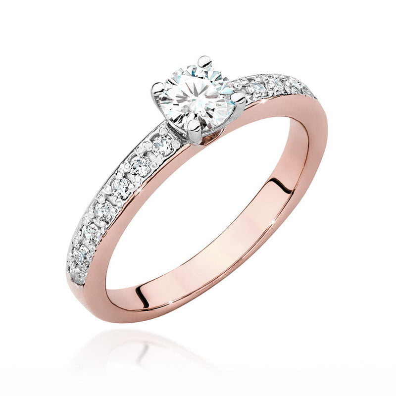Inel Aur 14K cu Diamante Naturale 0.60 ct, imaginea 7 din 9