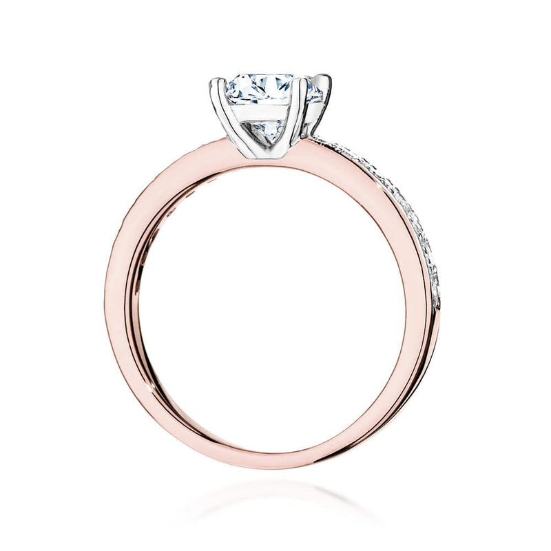 Inel Aur 14K cu Diamante Naturale 1.24 ct, imaginea 9 din 9