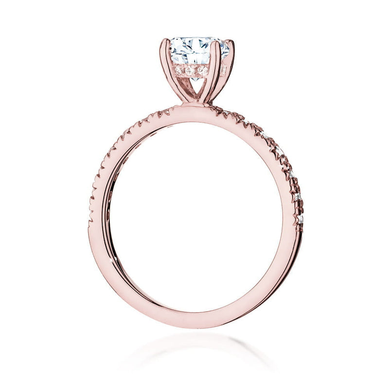 Inel Aur 14K cu Diamante Naturale 0.96 ct, imaginea 9 din 9