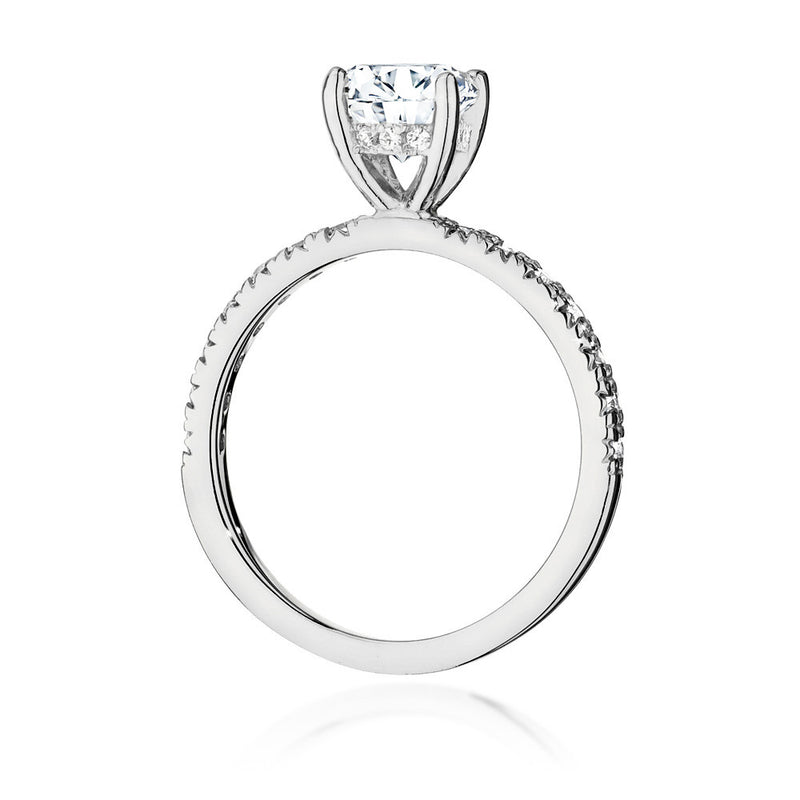 Inel Aur 14K cu Diamante Naturale 1.26 ct, imaginea 6 din 9
