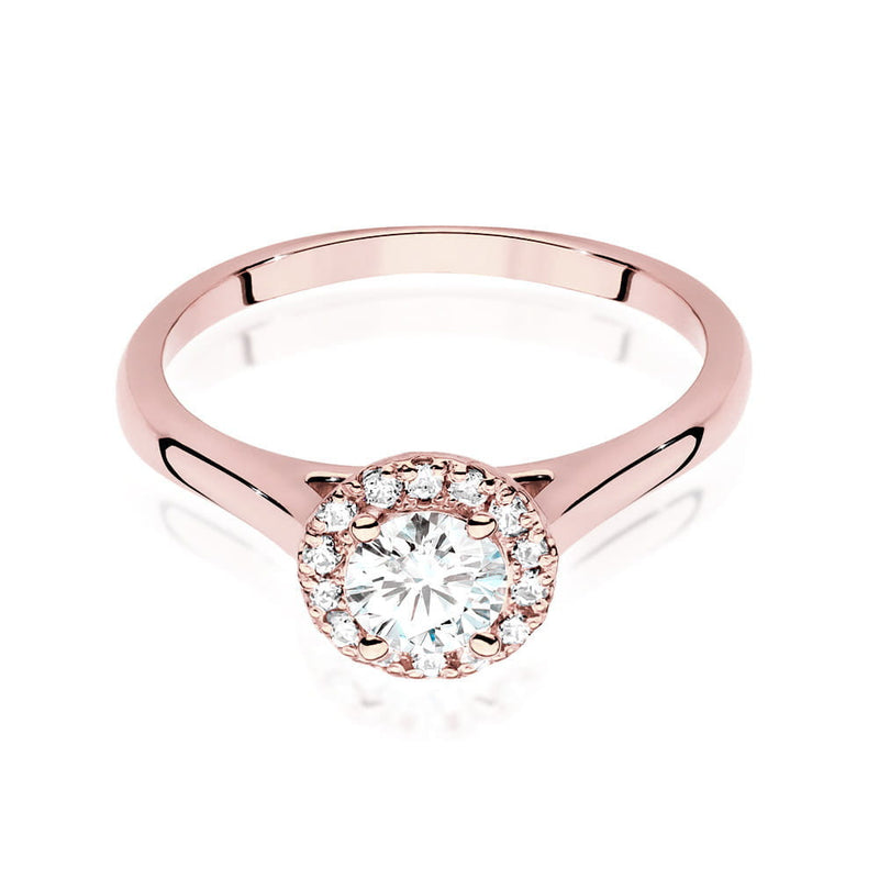 Inel Aur 14K cu Diamante Naturale 0.62 ct, imaginea 8 din 9
