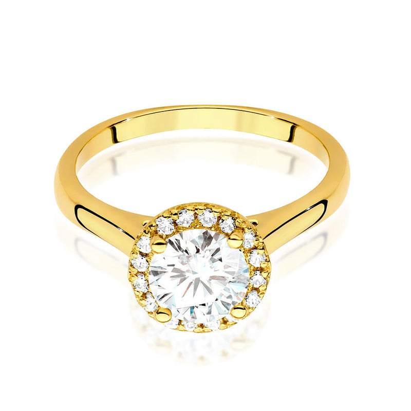 Inel Aur 14K cu Diamante Naturale 1.14 ct, imaginea 2 din 9
