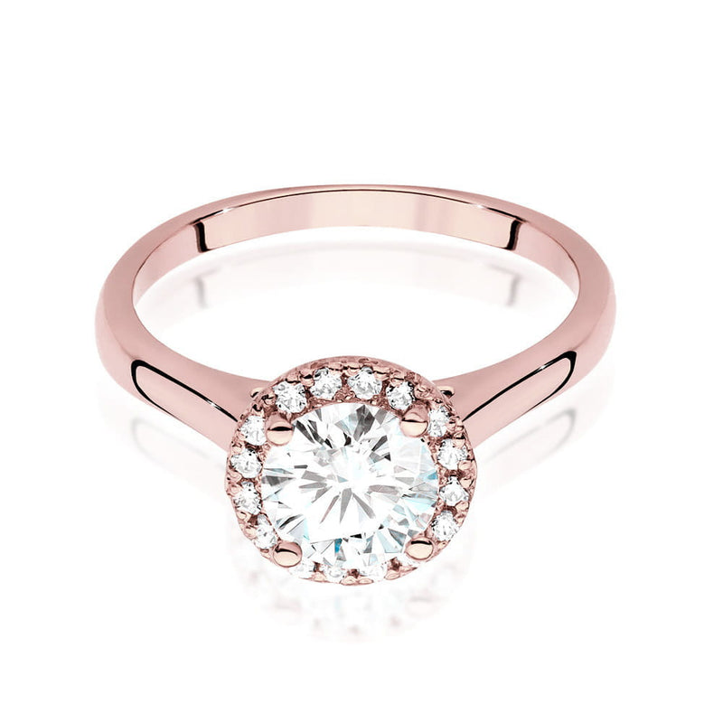 Inel Aur 14K cu Diamante Naturale 1.14 ct, imaginea 8 din 9