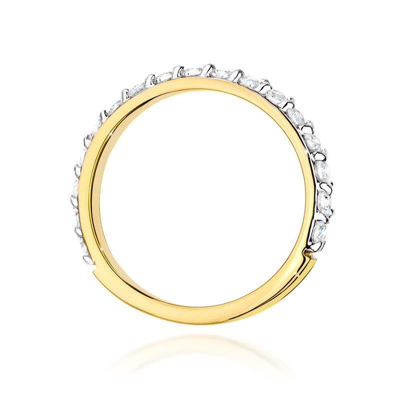 Inel Aur 14K cu Diamante Naturale 0.34 ct, imaginea 3 din 11