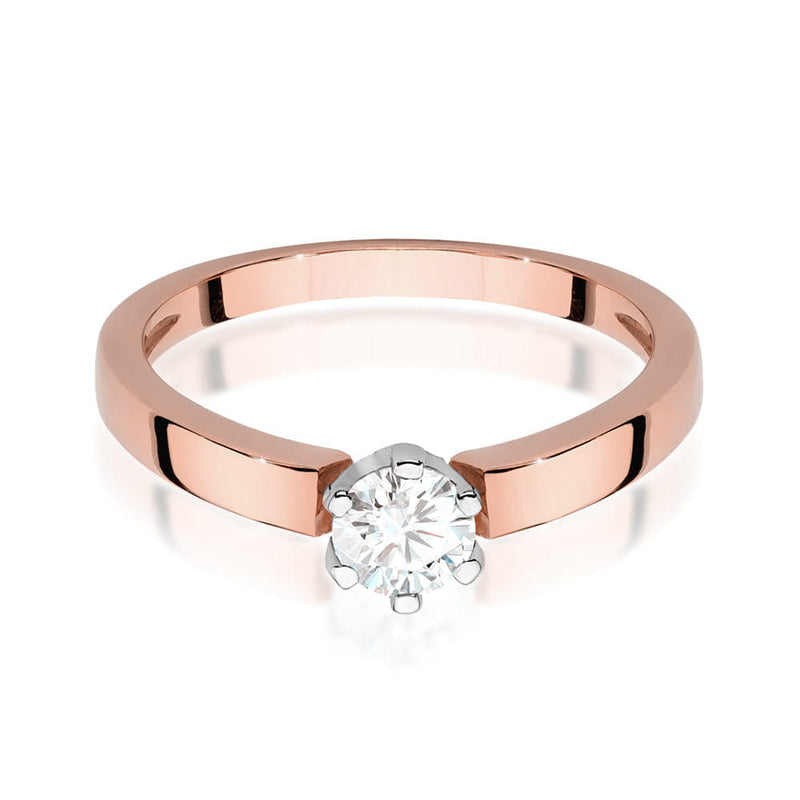 Inel Aur 14K cu Diamant Natural 0.25 ct, imaginea 9 din 11