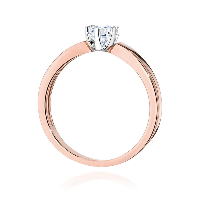 Inel Aur 14K cu Diamant Natural 0.25 ct, imaginea 10 din 11