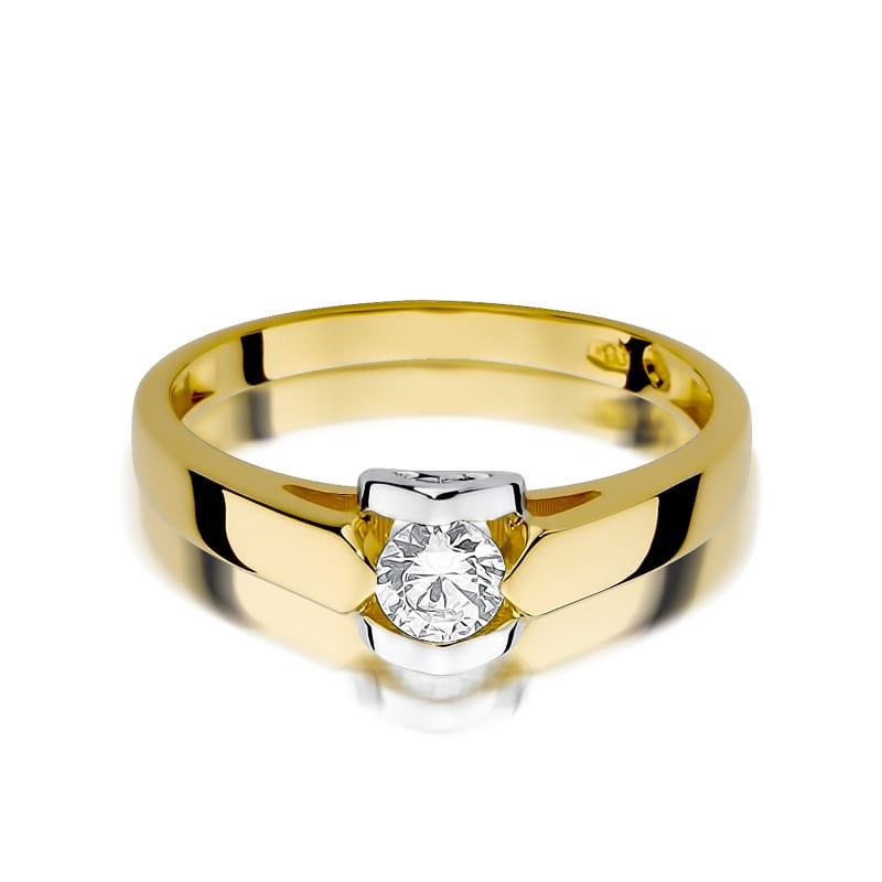 Inel Aur 14K cu Diamant Natural 0.30 ct, imaginea 2 din 11