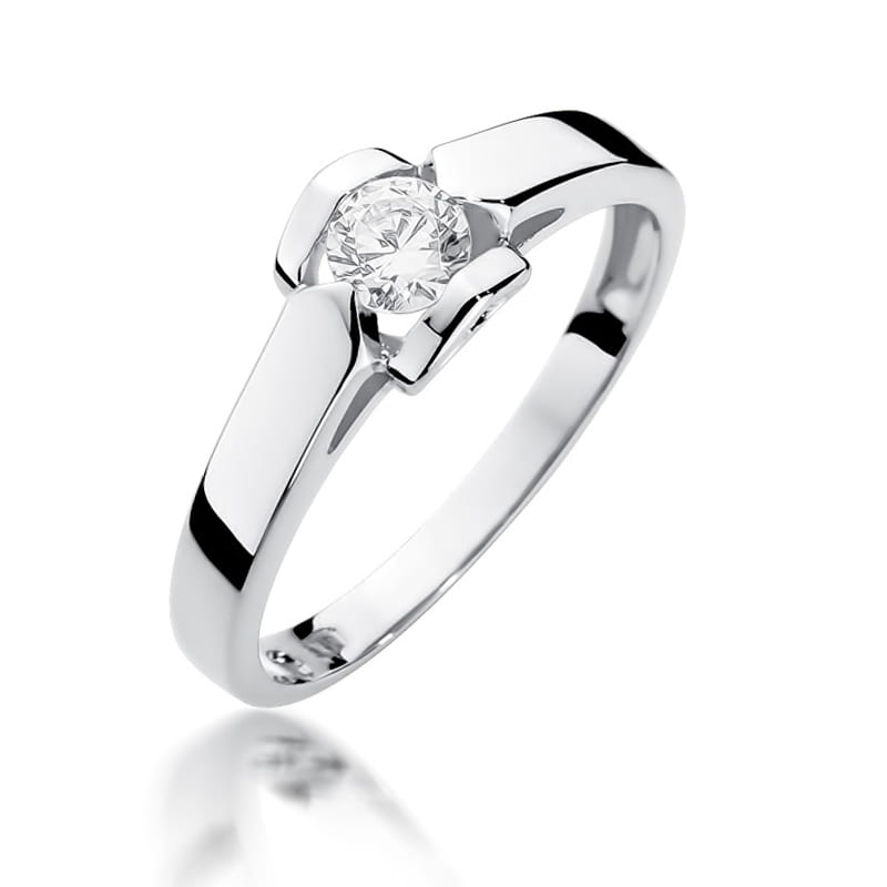 Inel Aur 14K cu Diamant Natural 0.30 ct, imaginea 9 din 11