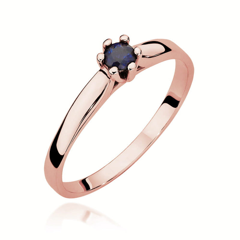 Inel Aur 14K cu Safir 0.15 ct, imaginea 8 din 8