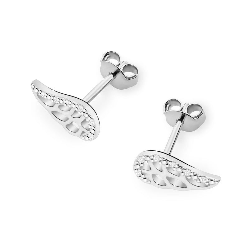 Cercei Aur 14K cu Diamante Naturale 0.06 ct, imaginea 4 din 6