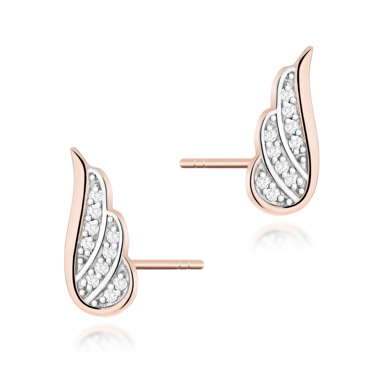 Cercei Aur 14K cu Diamante Naturale 0.10 ct, imaginea 5 din 6