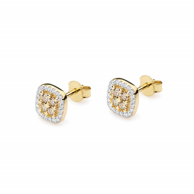 Cercei Aur 14K cu Diamante Naturale 0.60 ct, imaginea 2 din 7