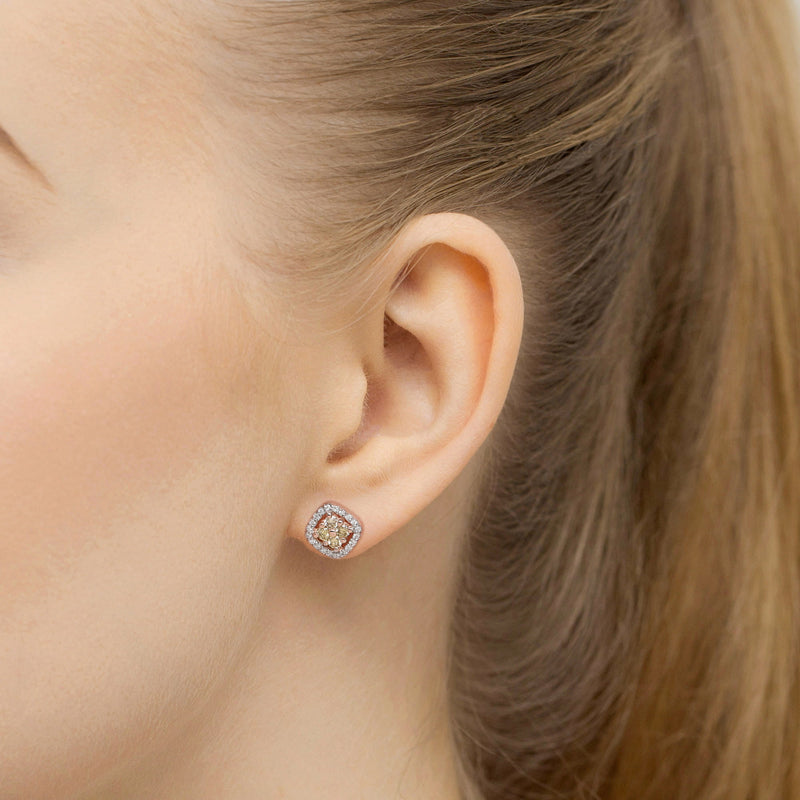 Cercei Aur 14K cu Diamante Naturale 0.60 ct, imaginea 7 din 7