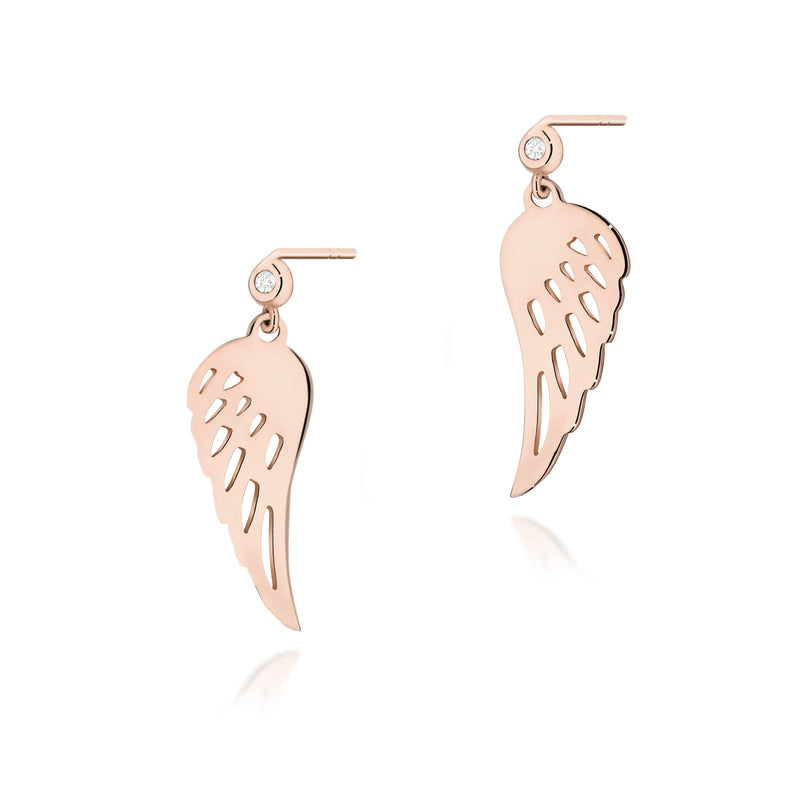 Cercei Aur 14K cu Diamante Naturale 0.03 ct, imaginea 5 din 6