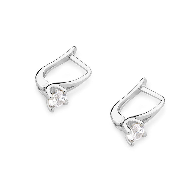 Cercei Aur 14K cu Diamant Natural 0.20 ct, imaginea 4 din 7