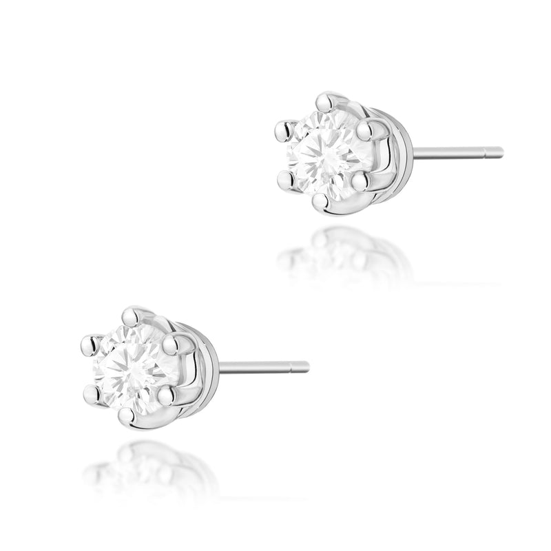 Cercei Aur 14K cu Diamant Natural 0.15 ct, imaginea 3 din 6