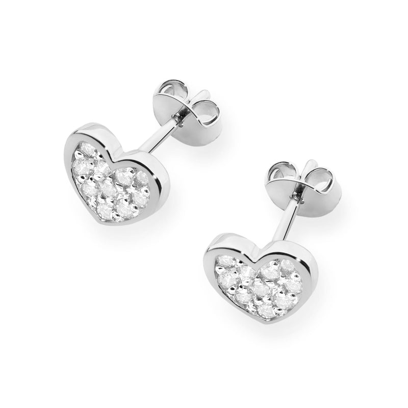 Cercei Aur 14K cu Diamante Naturale 0.17 ct, imaginea 4 din 6