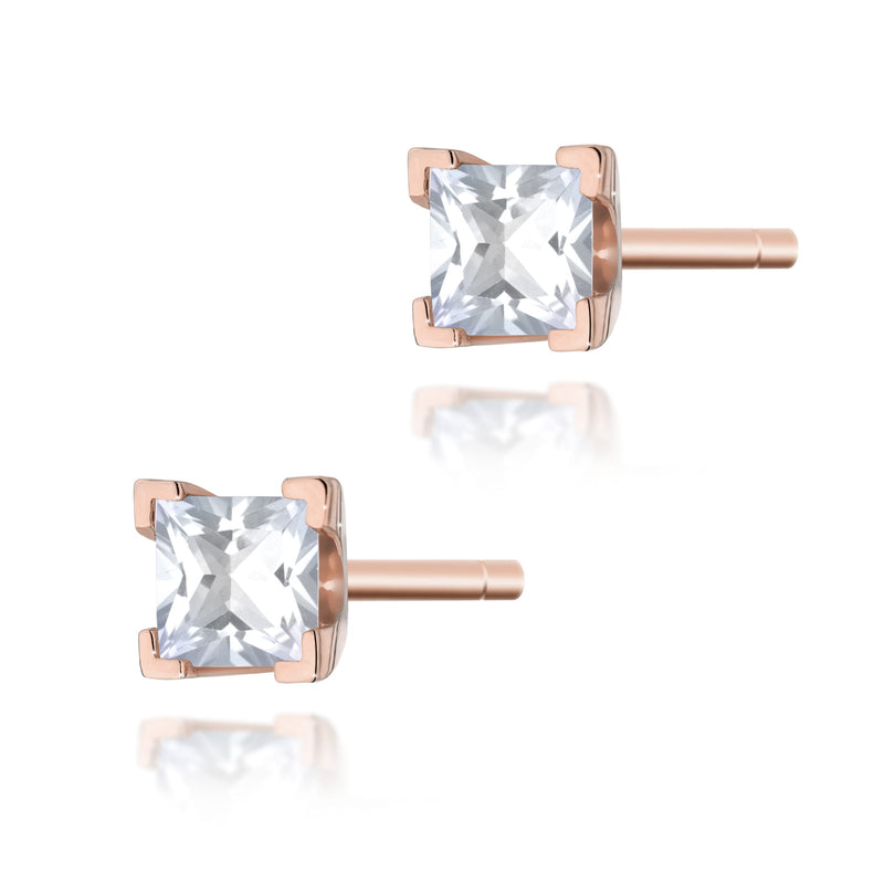 Cercei Aur 14K cu Diamant Natural 0.15 ct, imaginea 5 din 6