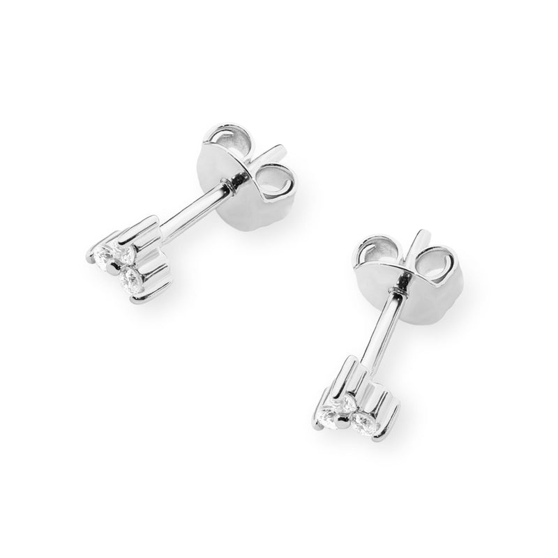 Cercei Aur 14K cu Diamante Naturale 0.09 ct, imaginea 4 din 6