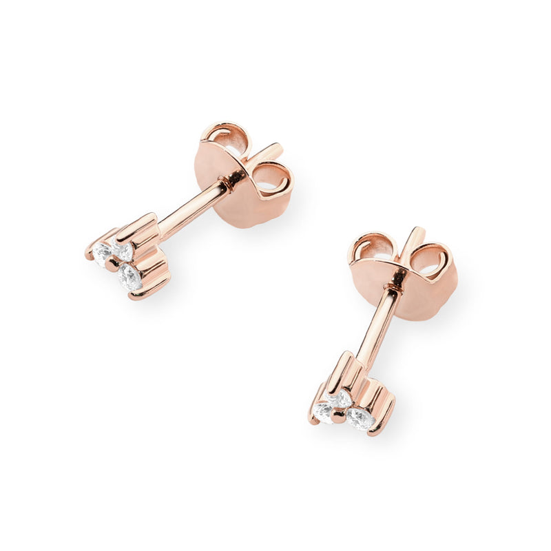 Cercei Aur 14K cu Diamante Naturale 0.09 ct, imaginea 6 din 6