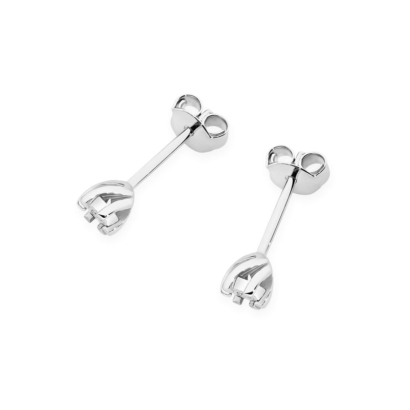 Cercei Aur 14K cu Diamant Natural 0.01 ct, imaginea 6 din 6