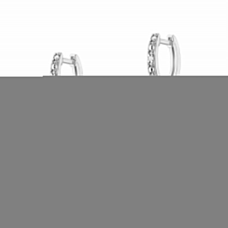 Cercei Aur 14K cu Topaz Swiss 3.00 ct si Diamante Naturale 0.13 ct, imaginea 4 din 5