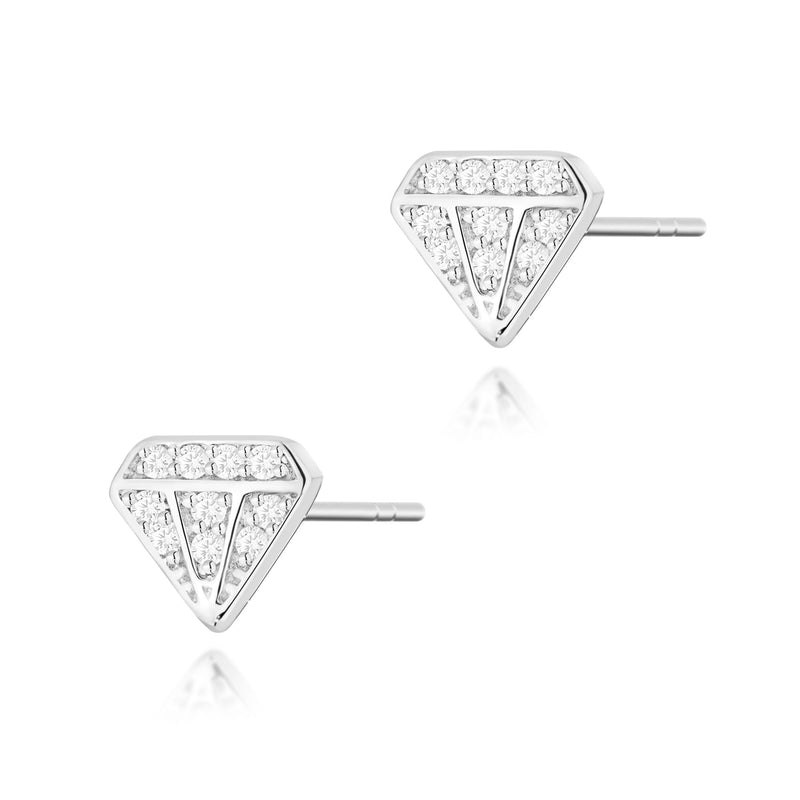 Cercei Aur 14K cu Diamante Naturale 0.10 ct, imaginea 3 din 7