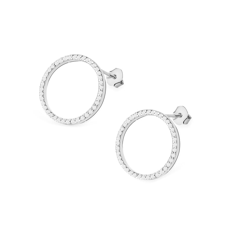 Cercei Aur 14K cu Diamante Naturale 0.40 ct, imaginea 8 din 9