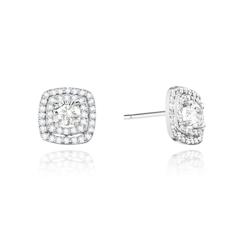 Cercei Aur 14K cu Diamante Naturale 0.70 ct, imaginea 4 din 5