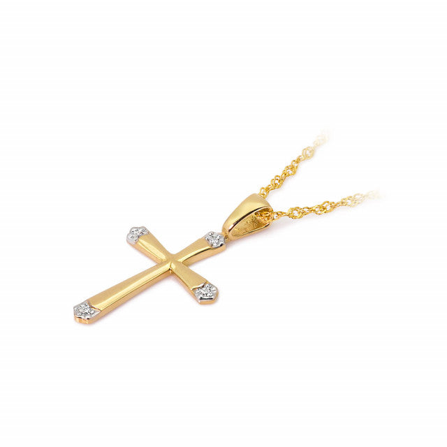 Pandantiv Aur 14K cu Diamante Naturale 0.02 ct, imaginea 4 din 10