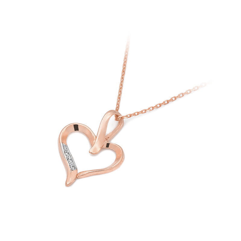 Pandantiv Aur 14K cu Diamante Naturale 0.01 ct, imaginea 4 din 6