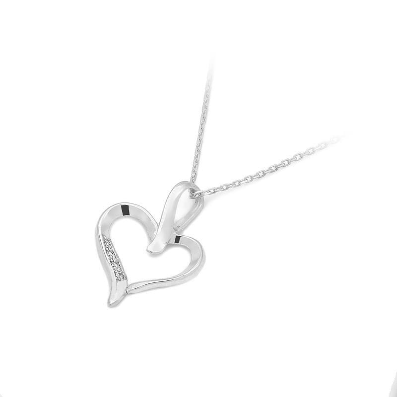 Pandantiv Aur 14K cu Diamante Naturale 0.01 ct, imaginea 6 din 6