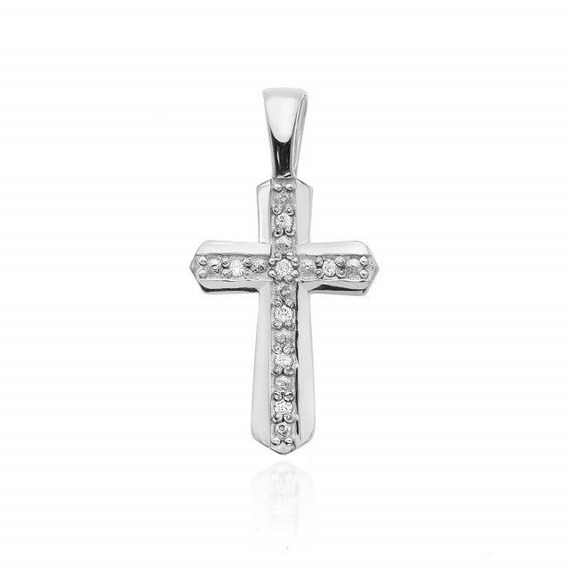 Pandantiv Aur 14K cu Diamante Naturale 0.04 ct, imaginea 3 din 5