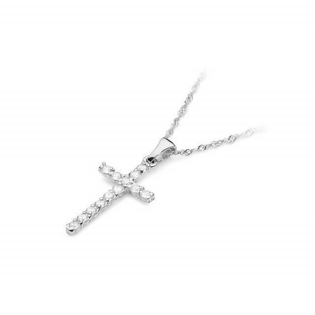 Pandantiv Aur 14K cu Diamante Naturale 0.39 ct, imaginea 3 din 6