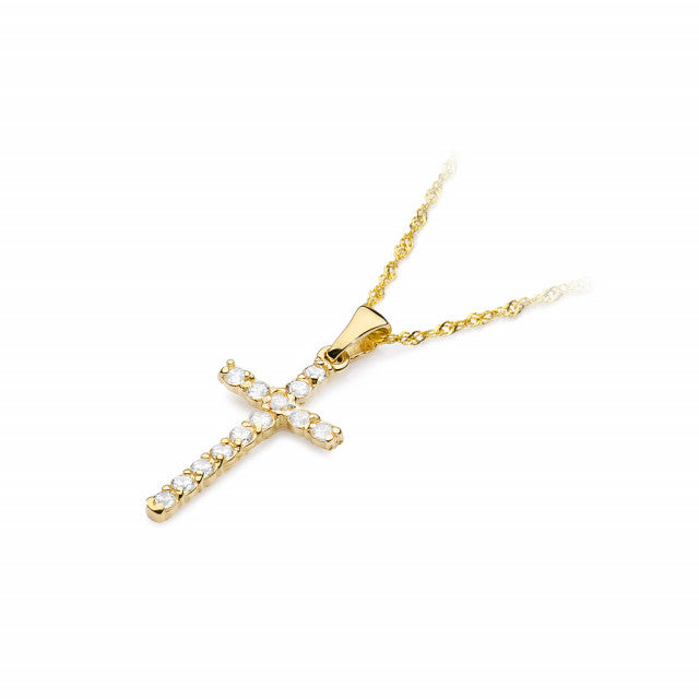 Pandantiv Aur 14K cu Diamante Naturale 0.39 ct, imaginea 4 din 6