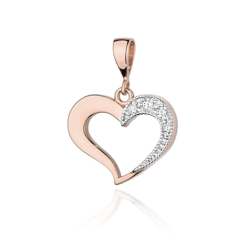Pandantiv Aur 14K cu Diamante Naturale 0.08 ct, imaginea 5 din 6