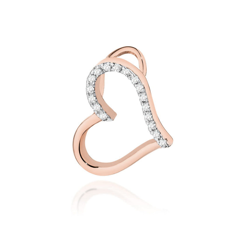 Pandantiv Aur 14K cu Diamante Naturale 0.09 ct, imaginea 5 din 6