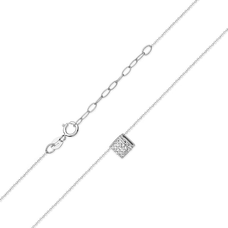 Colier Aur 14K cu Diamante Naturale 0.08 ct, imaginea 6 din 7