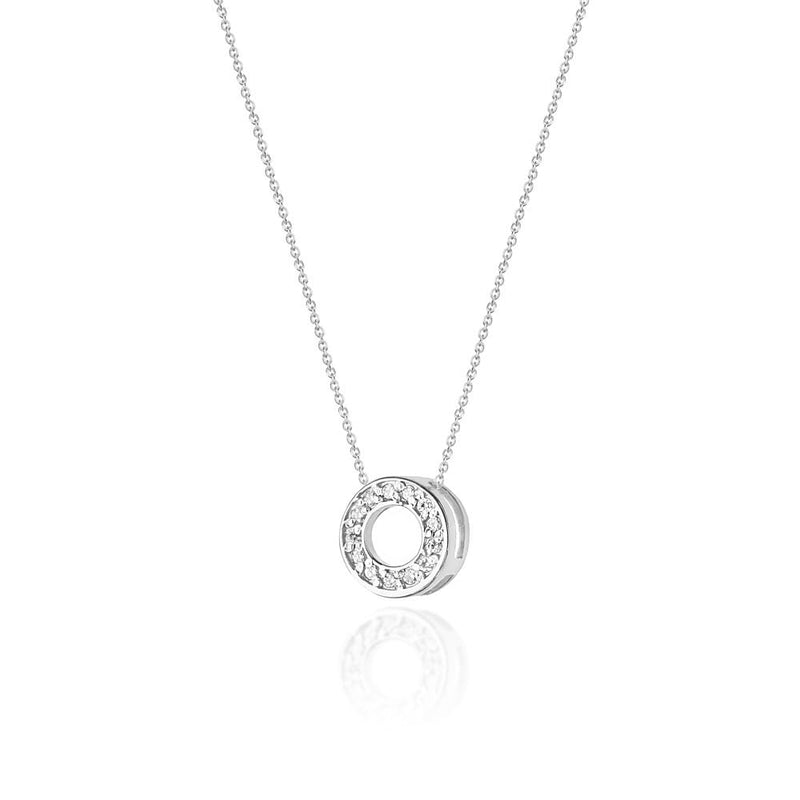 Colier Aur 14K cu Diamante Naturale 0.07 ct, imaginea 6 din 7