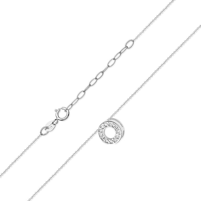 Colier Aur 14K cu Diamante Naturale 0.07 ct, imaginea 7 din 7