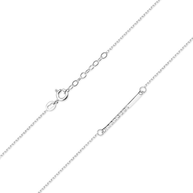 Colier Aur 14K cu Diamante Naturale 0.04 ct, imaginea 12 din 12