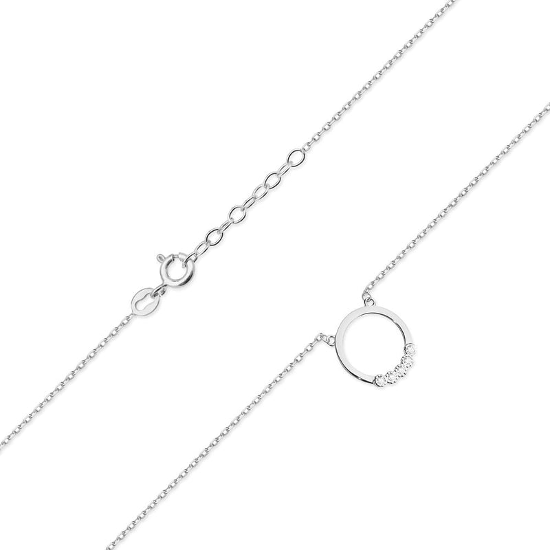 Colier Aur 14K cu Diamante Naturale 0.04 ct, imaginea 6 din 6