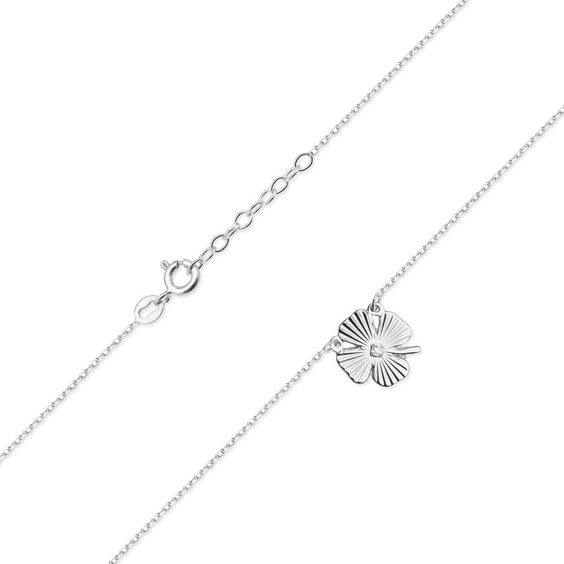 Colier Aur 14K cu Diamant Natural 0.01 ct, imaginea 6 din 6