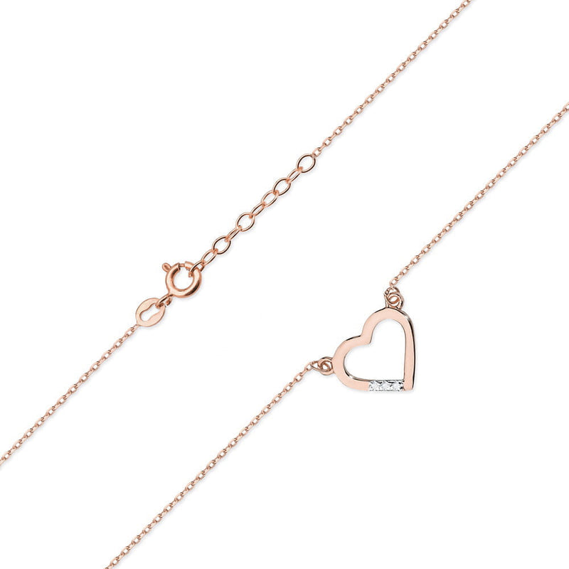 Colier Aur 14K cu Diamante Naturale 0.01 ct, imaginea 4 din 6
