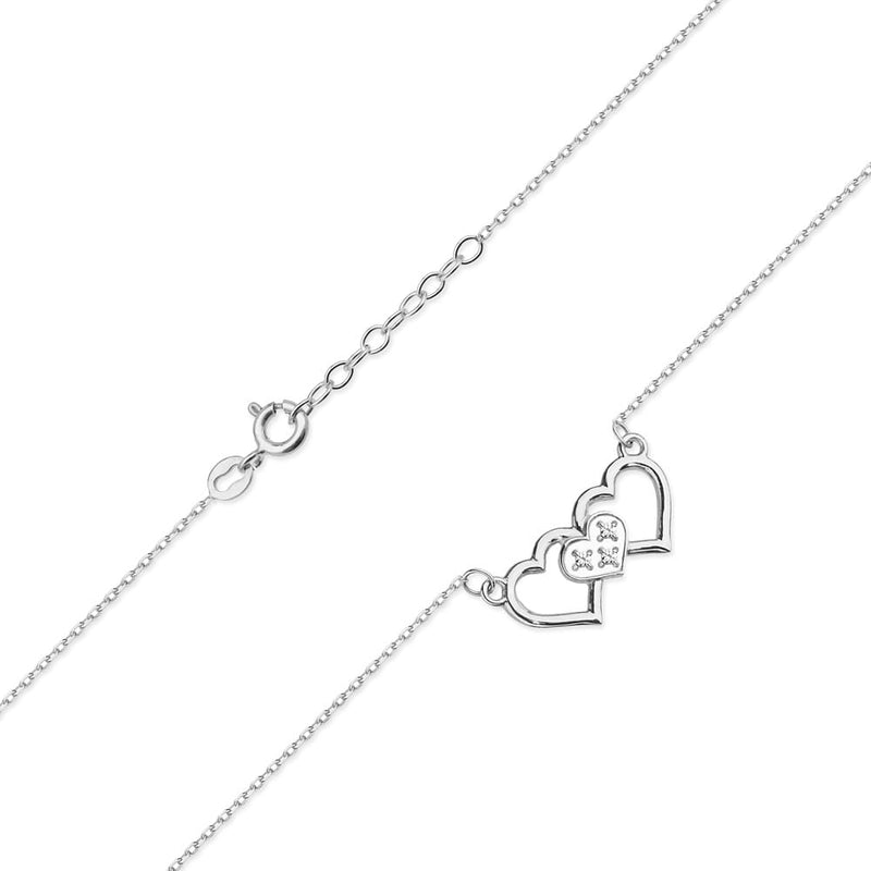 Colier Aur 14K cu Diamante Naturale 0.01 ct, imaginea 6 din 6