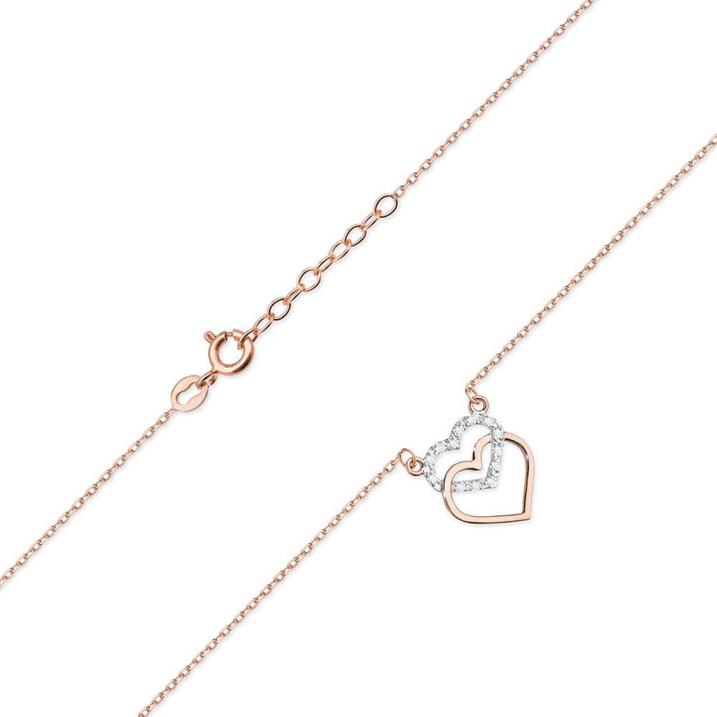 Colier Aur 14K cu Diamante Naturale 0.06 ct, imaginea 4 din 6