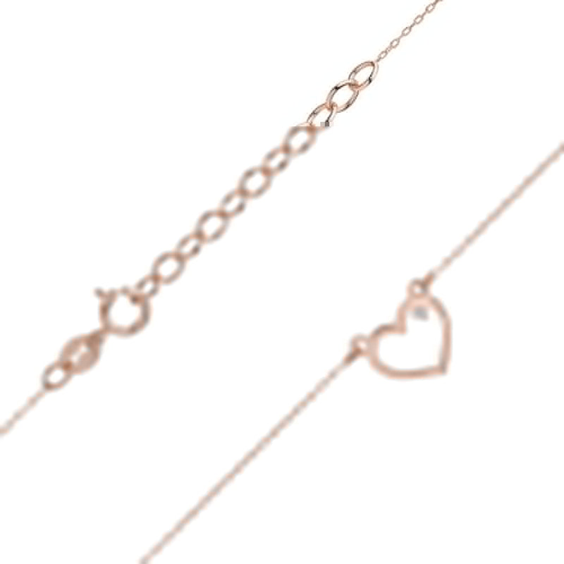 Colier Aur 14K cu Diamant Natural 0.01 ct, imaginea 9 din 11