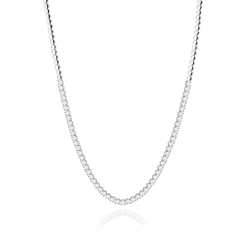 Colier Aur 14K cu Diamante Naturale, imaginea 3 din 4