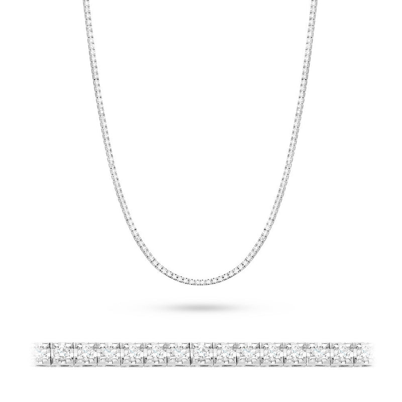 Colier Aur 14K cu Diamante Naturale 3.38 ct, imaginea 1 din 7